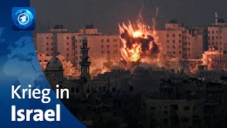 Nach HamasAngriff auf Israel Sorge um Geiseln Verzweiflung in Gaza [upl. by Glanville]