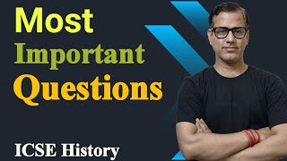 Most Important Questions History ICSE Class 10  Most Repeated Questions  Topics Class 10 History [upl. by Allebasi]