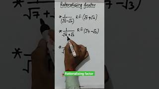 Rationalising factor of a real number [upl. by Etta]