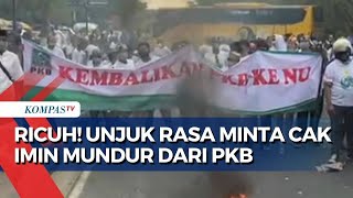 Aksi Unjuk Rasa di Area Muktamar PKB Massa Minta Cak Imin Mundur Ketua Umum dan Kembalikan ke PBNU [upl. by Koenig]