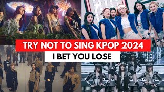 TRY NOT TO SING OR DANCE I 2024 KPOP EDITION IMPOSSIBLE FOR MULTISTANS [upl. by Aihsercal]