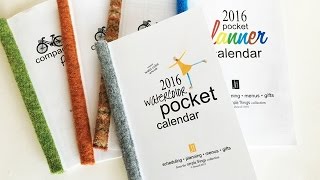 DIY Pocket Weekly Planner How to print and bind your own pocket planner with felted wool sweaters [upl. by Gunilla]