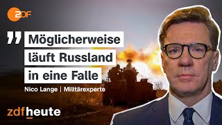 Kursk Chance auf Sieg gegen Russland Analyse mit Militärexperte Nico Lange  ZDFheute live [upl. by Schaffel]