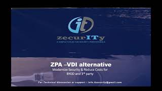 Zscaler Private access  A VDI alternative [upl. by Itsur]