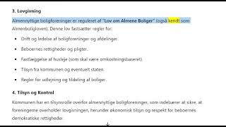 Kort intro til almene boliger i Danmark 2 [upl. by Bail]