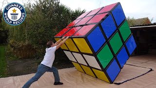 Making The Largest Rubik’s Cube  Guinness World Records [upl. by Idnahs17]