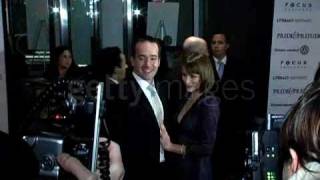 Keeley Hawes and Matthew Macfadyen posing for photos at the Emmys part 2 [upl. by Ellebana]