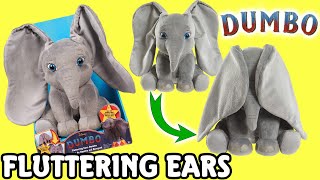 Fluttering Ears Dumbo from New Live Action 2019 Disney Dumbo Movie  Flapping Ears Feature Plush [upl. by Nimajnab]