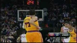 Vladimir Radmanovic  20 points vs Houston 1232009 [upl. by Manvell75]