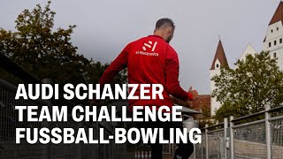 Audi Schanzer Team Challenge FußballBowling [upl. by Aehsan]