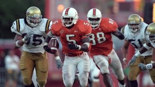 Classic Tailback  Edgerrin James Miami Highlights [upl. by Ahsinut]