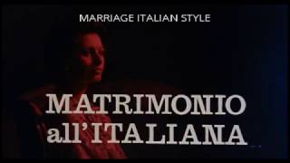 Marriage Italian Style 1964  Italian Trailer 1  Matrimonio Allitaliana 1 [upl. by Kinsman]