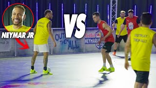 NEYMAR JR ME RETA A UN PARTIDO DE FUTBOL CONTRA SUS AMIGOS [upl. by Ennylhsa123]