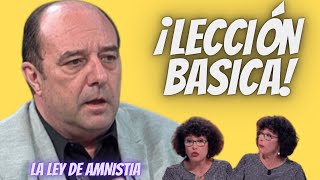 quotLECCIÓN de POLÍTICAquot de Jesús Maraña a tertuliana pepera por la Ley de Amnistía [upl. by Boser90]