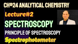 Ch24 Lec2  Spectroscopy Principle of Spectroscopy Spectrophoto meter Class 12 [upl. by Holmun]