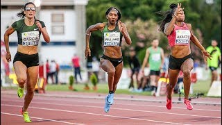 Womens 100m at Jaen Paraiso Interior 2018 [upl. by Aloisius]