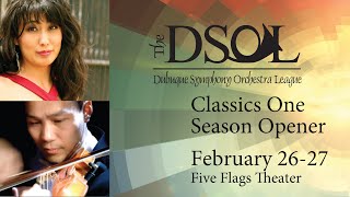 DSOL Soundbites February 2022 Part 3  pianist Lorraine Min and violinist Terence Tam [upl. by Edvard]