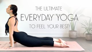 Everyday Yoga The ULTIMATE 15 Min Yoga Class For All Levels [upl. by Ecnirp794]