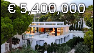 Touring a €5400000 Modern Estate in SPAIN with PRIVATE acces to the beach  Darcy Maxim [upl. by Feinleib572]