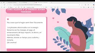 CONECTA CON TU FEMINIDAD [upl. by Sihonn]