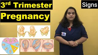 Third Trimester of Pregnancy  Sign and Symptoms of Pregnancy  Nursing Lecture [upl. by Inatsed]