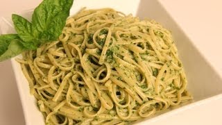 Linguine with Pesto Recipe  Laura Vitale  Laura in the Kitchen Episode 346 [upl. by Myrtice]