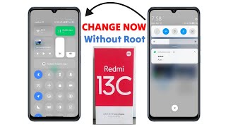 Change Control Center Redmi 13C without Root  Redmi 13c Control Center Change  Redmi 13c statusbar [upl. by Ainekahs]