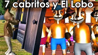 El lobo y los siete cabritos  Cuentos infantiles en español [upl. by Ahsienar]