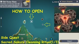 Sacred Sakura Cleansing Ritual At Araumi  Barrier Puzzle Part 3  Genshin Impact [upl. by Noiz]