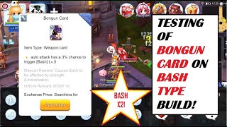 HOW TO INCREASE YOUR BASH WITH THIS CARD RAGNAROK MOBILE [upl. by Easter]