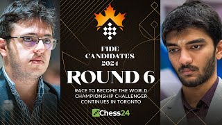 FIDE Candidates 2024 Rd 6  Leaders Gukesh amp Ian Faceoff Hikaru amp Fabiano Will There Be Fireworks [upl. by Aicyle]