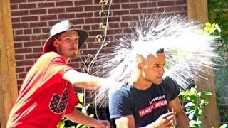 Throwing Water Balloons at People Prank [upl. by Beverly]