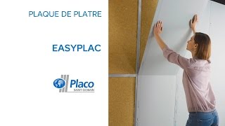 Plaque de plâtre Easyplac® PLACO® 575529 Castorama [upl. by Reidar]