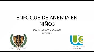 Síndrome anémico Dr Delfín [upl. by Selinda680]