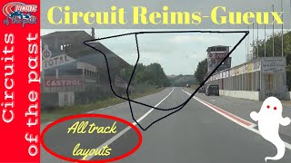 ReimsGueux Circuit All layouts onboard POV  Improved Edition [upl. by Betsey685]