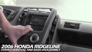 How to Remove the Stereo From a Honda Ridgeline [upl. by Benedetta]