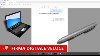 Come firmare un documento PDF  Firma elettronica digitale Facile e Veloce [upl. by Alimak818]