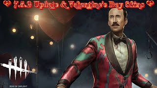 DBD 752 Update Patch Notes amp Valentines Day Skins  Dead by Daylight dbd [upl. by Lydie]