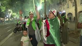 CAN2019  de Lille à Marseille en passant par Paris la joie des supporters de l’Algérie [upl. by Tiphane]