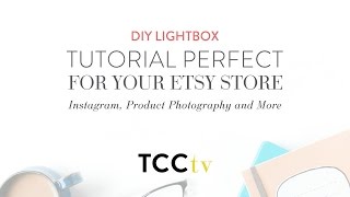 DIY Lightbox Tutorial  Perfect for Etsy Shop Owners Instagram Shots Product Photography and More [upl. by Pollack]