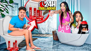 24 TROLLAGENS EM 24 HORAS COM O DIOGO TIBA ele surtou [upl. by Peace]