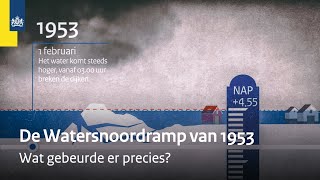 De Watersnoodramp van 1953 wat gebeurde er precies  Animatie [upl. by Amliv534]