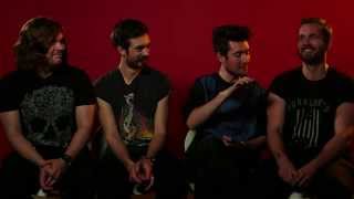 Bastille  BRITs Interviews 2014 [upl. by Sesiom]