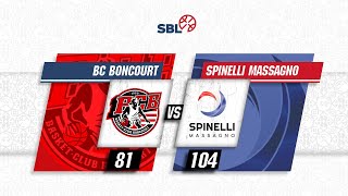 BC Boncourt vs Spinelli Massagno  Game Highlights [upl. by Hertz]