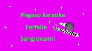 karaoke Farfalle Sangiovanni Sanremo 2022 [upl. by Refinnaj]