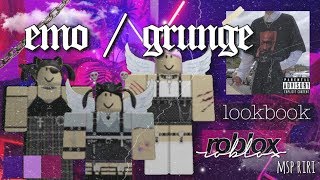 aesthetic roblox outfits  grungeemo themed [upl. by Niac]