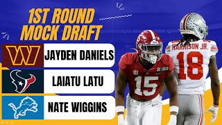 NFL MOCK DRAFT 2024 [upl. by Pontus]