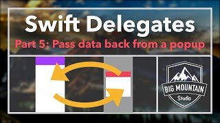 Passing Data with DelegatesProtocols  Part 5 iOS Xcode 9 Swift 4 [upl. by Whitten]