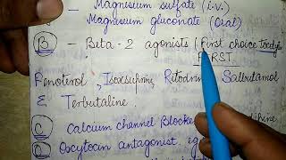 Drugs Acting on UTERUS  MNEMONICS [upl. by Nemlaz]