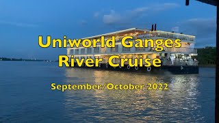 Uniworld Ganges River Cruise [upl. by Nnylyam506]